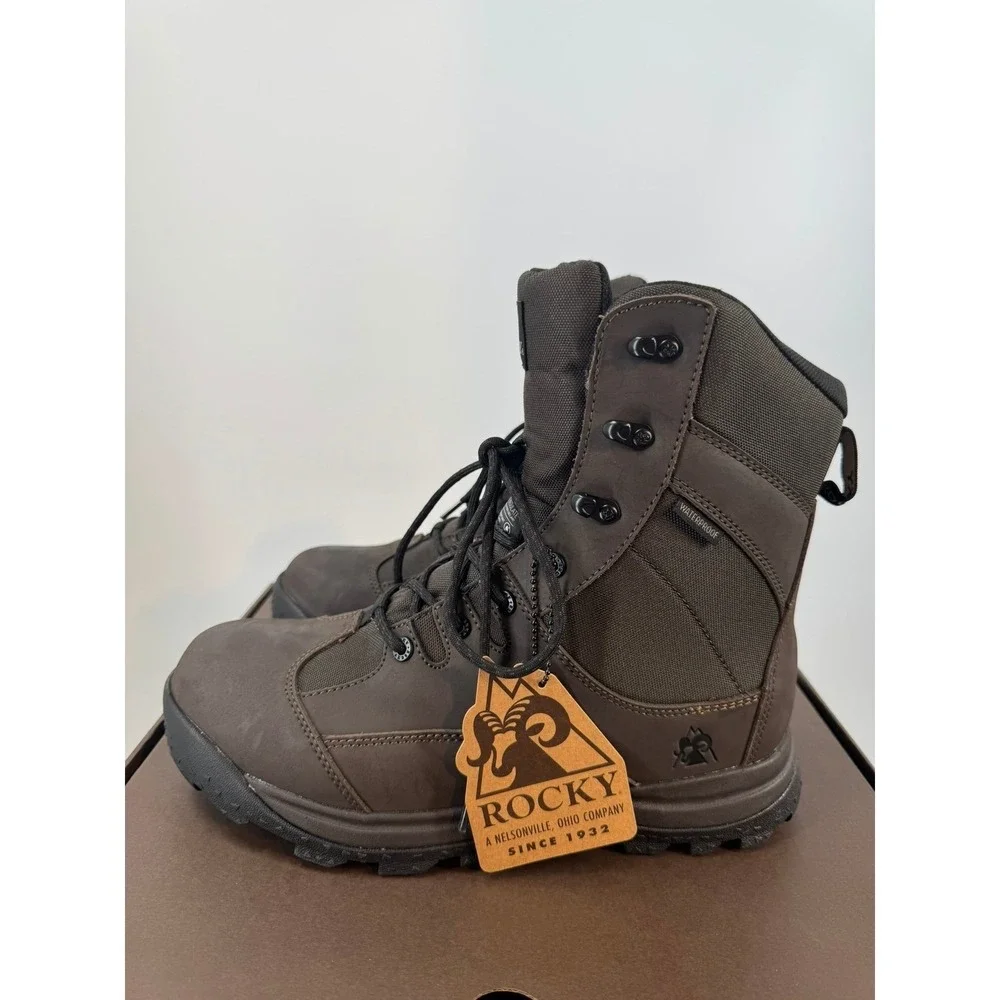 Rocky Wildcat Men 12M Brown‎ Waterproof 400g Thinsulate Hunting Boots RKS0708